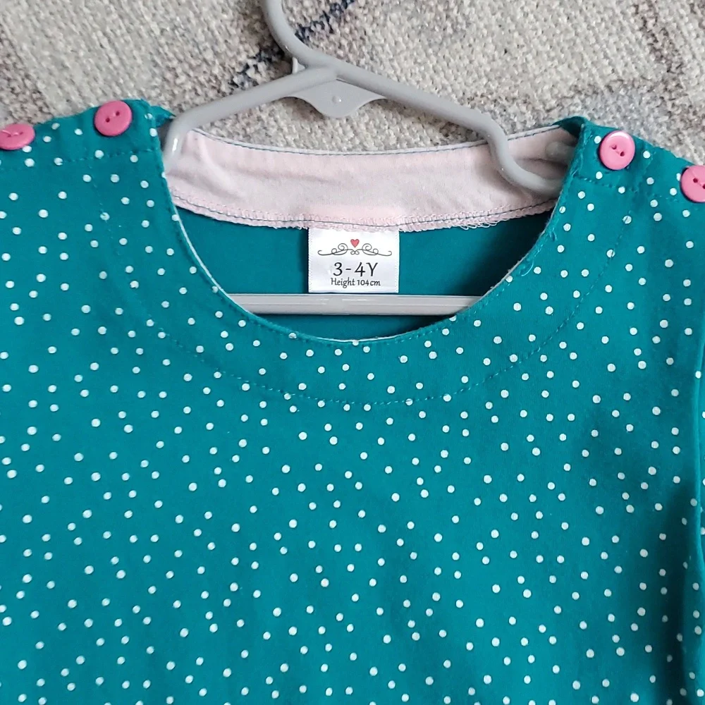 Boutique Girls Penguin Applique Winter Dress Sz3-4y
